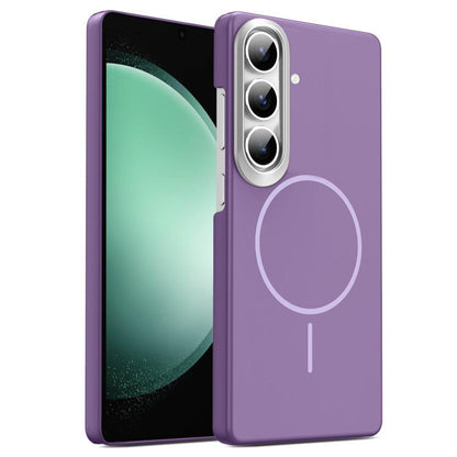 Gold Armor PC Thin Circle MagSafe Shockproof Phone Case, For Samsung Galaxy A05, For Samsung Galaxy A05s, For Samsung Galaxy A25 5G, For Samsung Galaxy S23 FE 5G, For Samsung Galaxy A24 4G