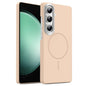 Gold Armor PC Thin Circle MagSafe Shockproof Phone Case, For Samsung Galaxy A05, For Samsung Galaxy A05s, For Samsung Galaxy A25 5G, For Samsung Galaxy S23 FE 5G, For Samsung Galaxy A24 4G