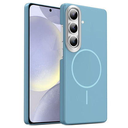 Gold Armor PC Thin Circle MagSafe Shockproof Phone Case, For Samsung Galaxy A55 5G, For Samsung Galaxy A35 5G, For Samsung Galaxy S24 Ultra 5G, For Samsung Galaxy S24+ 5G, For Samsung Galaxy S24 5G