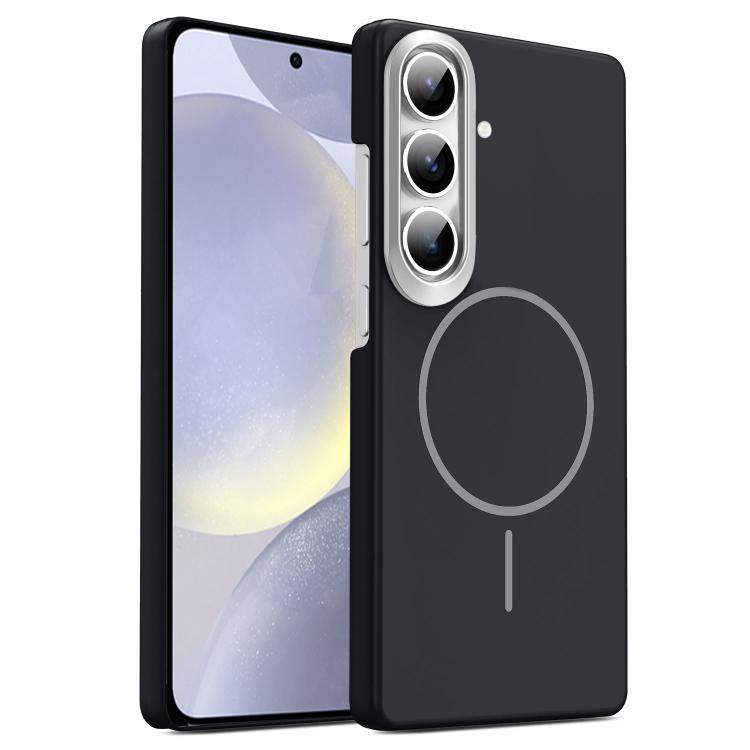 Gold Armor PC Thin Circle MagSafe Shockproof Phone Case, For Samsung Galaxy A55 5G, For Samsung Galaxy A35 5G, For Samsung Galaxy S24 Ultra 5G, For Samsung Galaxy S24+ 5G, For Samsung Galaxy S24 5G
