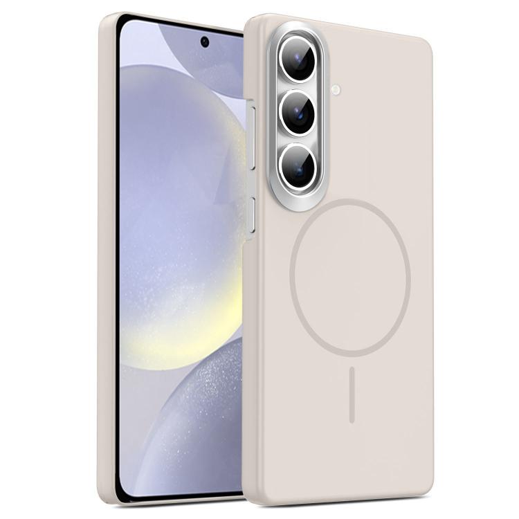 Gold Armor PC Thin Circle MagSafe Shockproof Phone Case, For Samsung Galaxy A55 5G, For Samsung Galaxy A35 5G, For Samsung Galaxy S24 Ultra 5G, For Samsung Galaxy S24+ 5G, For Samsung Galaxy S24 5G