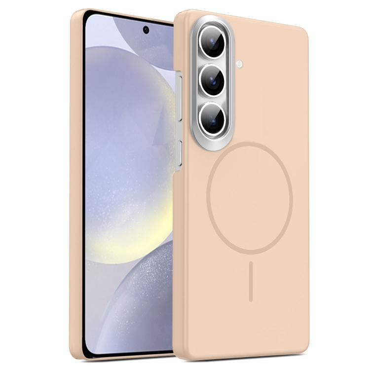 Gold Armor PC Thin Circle MagSafe Shockproof Phone Case, For Samsung Galaxy A55 5G, For Samsung Galaxy A35 5G, For Samsung Galaxy S24 Ultra 5G, For Samsung Galaxy S24+ 5G, For Samsung Galaxy S24 5G