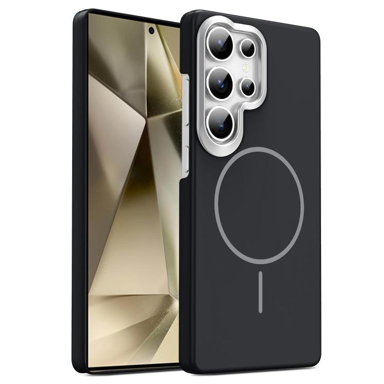 Gold Armor PC Thin Circle MagSafe Shockproof Phone Case, For Samsung Galaxy A55 5G, For Samsung Galaxy A35 5G, For Samsung Galaxy S24 Ultra 5G, For Samsung Galaxy S24+ 5G, For Samsung Galaxy S24 5G