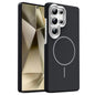 Gold Armor PC Thin Circle MagSafe Shockproof Phone Case, For Samsung Galaxy A55 5G, For Samsung Galaxy A35 5G, For Samsung Galaxy S24 Ultra 5G, For Samsung Galaxy S24+ 5G, For Samsung Galaxy S24 5G