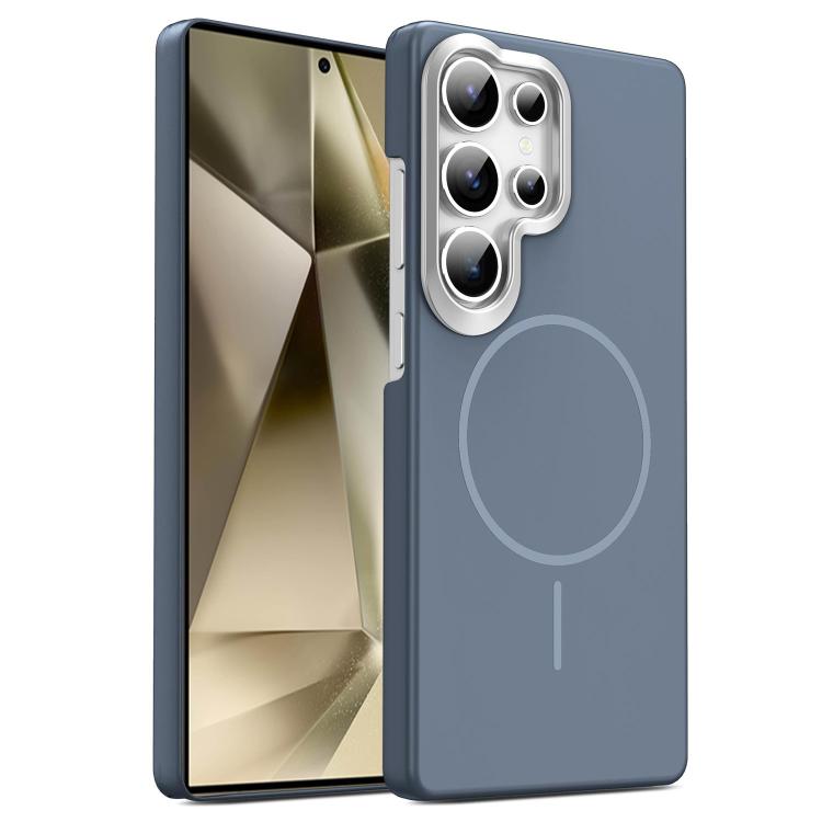 Gold Armor PC Thin Circle MagSafe Shockproof Phone Case, For Samsung Galaxy A55 5G, For Samsung Galaxy A35 5G, For Samsung Galaxy S24 Ultra 5G, For Samsung Galaxy S24+ 5G, For Samsung Galaxy S24 5G