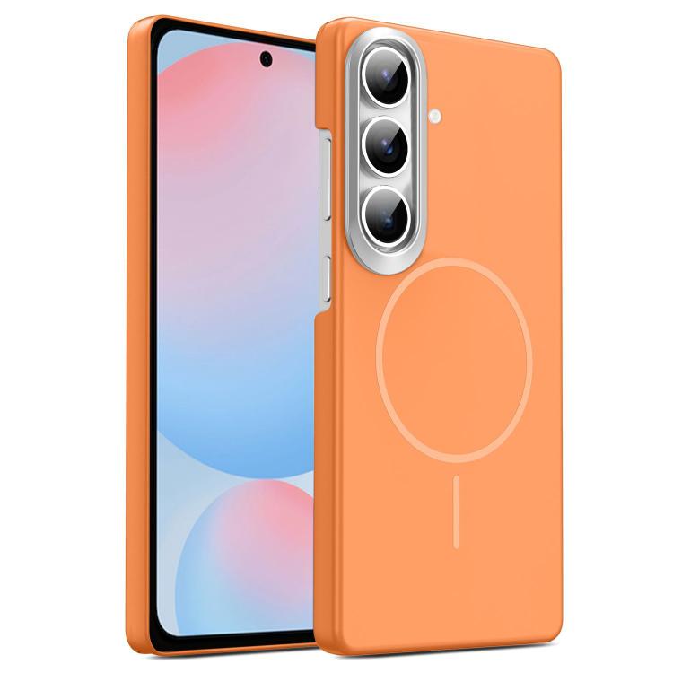 Gold Armor PC Thin Circle MagSafe Shockproof Phone Case, For Samsung Galaxy S25+ 5G, For Samsung Galaxy S25 Ultra 5G, For Samsung Galaxy A16 5G, For Samsung Galaxy A06 4G, For Samsung Galaxy S24 FE 5G