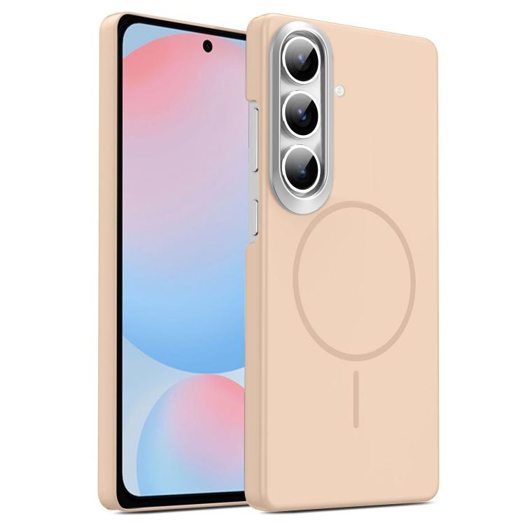 Gold Armor PC Thin Circle MagSafe Shockproof Phone Case, For Samsung Galaxy S25+ 5G, For Samsung Galaxy S25 Ultra 5G, For Samsung Galaxy A16 5G, For Samsung Galaxy A06 4G, For Samsung Galaxy S24 FE 5G