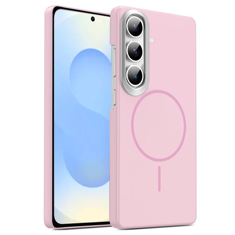 Gold Armor PC Thin Circle MagSafe Shockproof Phone Case, For Samsung Galaxy S25 Edge 5G, For Samsung Galaxy A56 5G, For Samsung Galaxy A26 5G, For Samsung Galaxy A36 5G, For Samsung Galaxy S25 5G