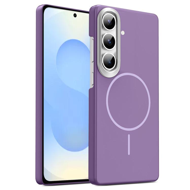 Gold Armor PC Thin Circle MagSafe Shockproof Phone Case, For Samsung Galaxy S25 Edge 5G, For Samsung Galaxy A56 5G, For Samsung Galaxy A26 5G, For Samsung Galaxy A36 5G, For Samsung Galaxy S25 5G