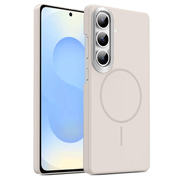 Gold Armor PC Thin Circle MagSafe Shockproof Phone Case, For Samsung Galaxy S25 Edge 5G, For Samsung Galaxy A56 5G, For Samsung Galaxy A26 5G, For Samsung Galaxy A36 5G, For Samsung Galaxy S25 5G