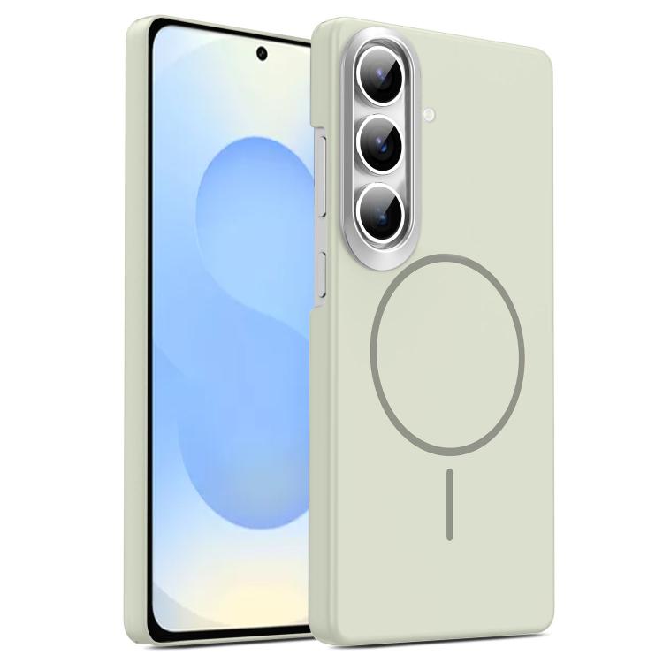 Gold Armor PC Thin Circle MagSafe Shockproof Phone Case, For Samsung Galaxy S25 Edge 5G, For Samsung Galaxy A56 5G, For Samsung Galaxy A26 5G, For Samsung Galaxy A36 5G, For Samsung Galaxy S25 5G