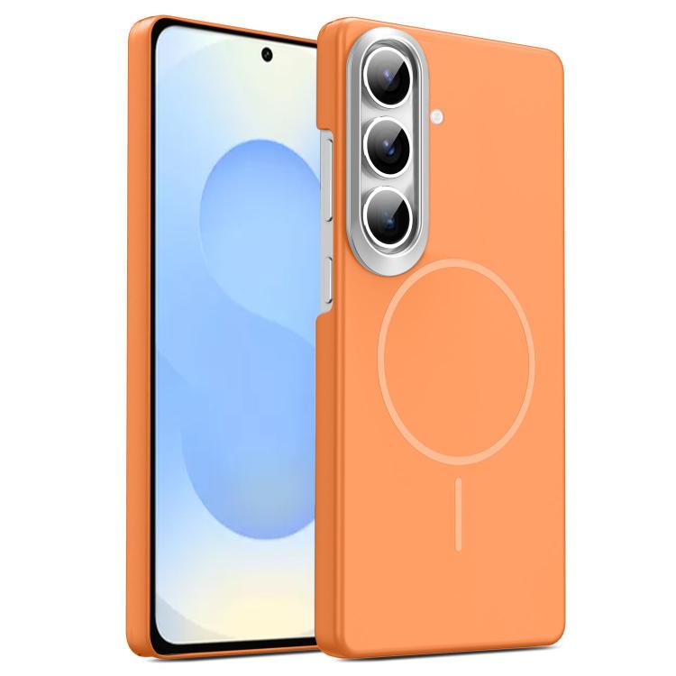 Gold Armor PC Thin Circle MagSafe Shockproof Phone Case, For Samsung Galaxy S25+ 5G, For Samsung Galaxy S25 Ultra 5G, For Samsung Galaxy A16 5G, For Samsung Galaxy A06 4G, For Samsung Galaxy S24 FE 5G