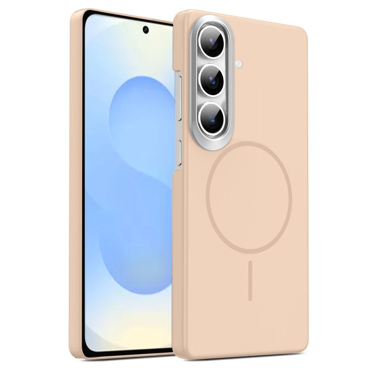 Gold Armor PC Thin Circle MagSafe Shockproof Phone Case, For Samsung Galaxy S25+ 5G, For Samsung Galaxy S25 Ultra 5G, For Samsung Galaxy A16 5G, For Samsung Galaxy A06 4G, For Samsung Galaxy S24 FE 5G