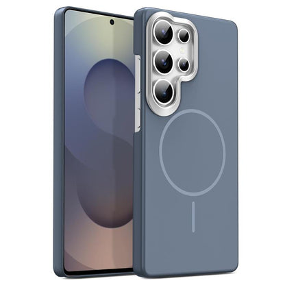 Gold Armor PC Thin Circle MagSafe Shockproof Phone Case, For Samsung Galaxy S25+ 5G, For Samsung Galaxy S25 Ultra 5G, For Samsung Galaxy A16 5G, For Samsung Galaxy A06 4G, For Samsung Galaxy S24 FE 5G