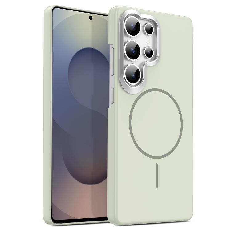 Gold Armor PC Thin Circle MagSafe Shockproof Phone Case, For Samsung Galaxy S25+ 5G, For Samsung Galaxy S25 Ultra 5G, For Samsung Galaxy A16 5G, For Samsung Galaxy A06 4G, For Samsung Galaxy S24 FE 5G