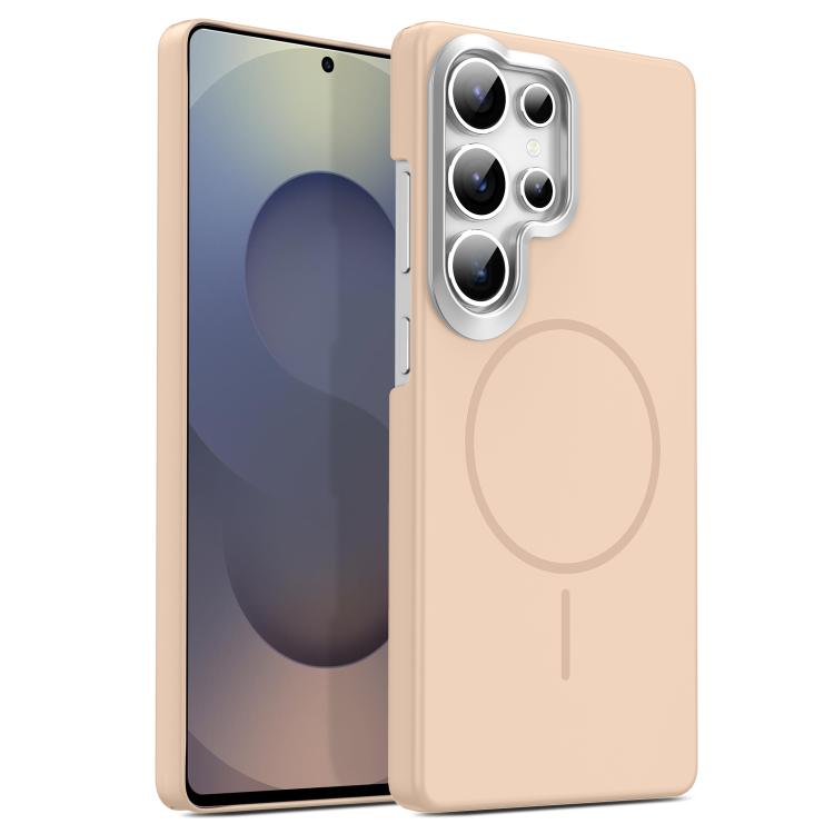 Gold Armor PC Thin Circle MagSafe Shockproof Phone Case, For Samsung Galaxy S25+ 5G, For Samsung Galaxy S25 Ultra 5G, For Samsung Galaxy A16 5G, For Samsung Galaxy A06 4G, For Samsung Galaxy S24 FE 5G