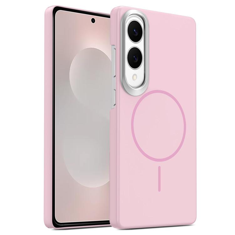 Gold Armor PC Thin Circle MagSafe Shockproof Phone Case, For Samsung Galaxy S25 Edge 5G, For Samsung Galaxy A56 5G, For Samsung Galaxy A26 5G, For Samsung Galaxy A36 5G, For Samsung Galaxy S25 5G