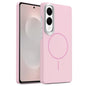 Gold Armor PC Thin Circle MagSafe Shockproof Phone Case, For Samsung Galaxy S25 Edge 5G, For Samsung Galaxy A56 5G, For Samsung Galaxy A26 5G, For Samsung Galaxy A36 5G, For Samsung Galaxy S25 5G