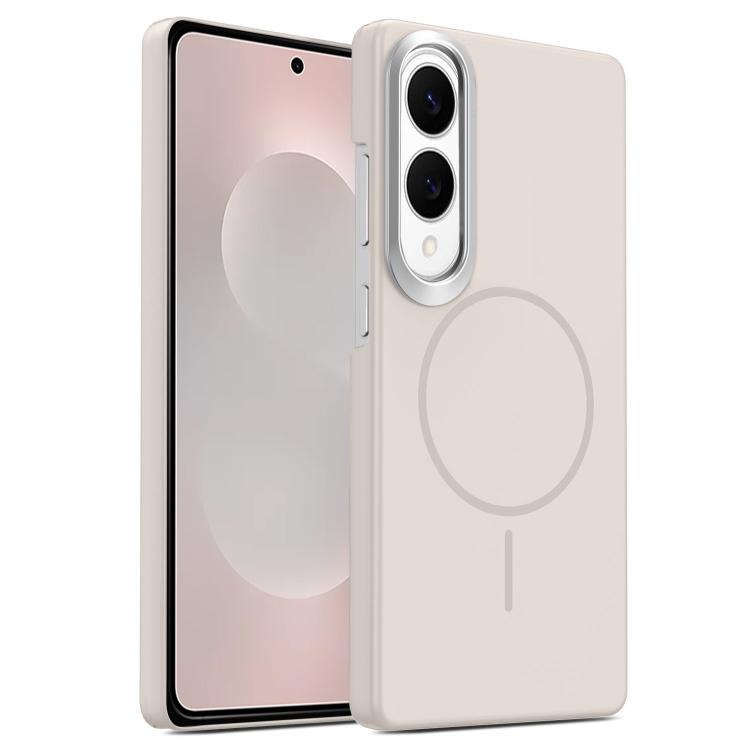 Gold Armor PC Thin Circle MagSafe Shockproof Phone Case, For Samsung Galaxy S25 Edge 5G, For Samsung Galaxy A56 5G, For Samsung Galaxy A26 5G, For Samsung Galaxy A36 5G, For Samsung Galaxy S25 5G