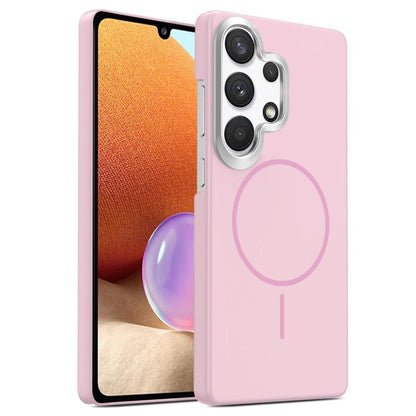 Gold Armor PC Thin Circle MagSafe Shockproof Phone Case, For Samsung Galaxy A33 5G, For Samsung Galaxy A13 4G, For Samsung Galaxy S22 Ultra 5G, For Samsung Galaxy A32 4G, For Samsung Galaxy A52 5G