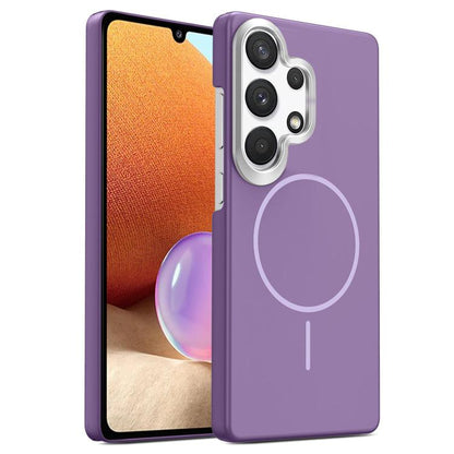 Gold Armor PC Thin Circle MagSafe Shockproof Phone Case, For Samsung Galaxy A33 5G, For Samsung Galaxy A13 4G, For Samsung Galaxy S22 Ultra 5G, For Samsung Galaxy A32 4G, For Samsung Galaxy A52 5G