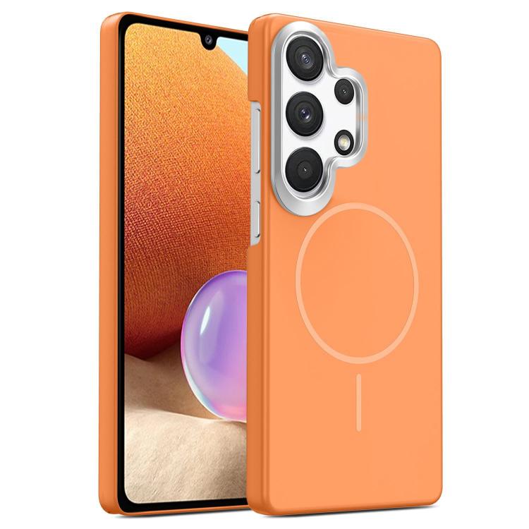 Gold Armor PC Thin Circle MagSafe Shockproof Phone Case, For Samsung Galaxy A33 5G, For Samsung Galaxy A13 4G, For Samsung Galaxy S22 Ultra 5G, For Samsung Galaxy A32 4G, For Samsung Galaxy A52 5G
