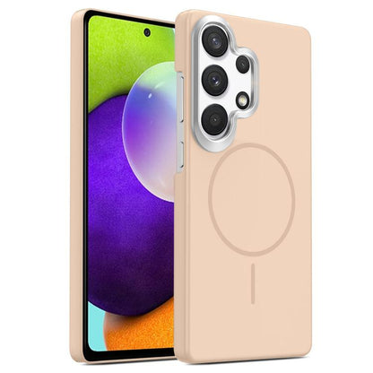 Gold Armor PC Thin Circle MagSafe Shockproof Phone Case, For Samsung Galaxy A33 5G, For Samsung Galaxy A13 4G, For Samsung Galaxy S22 Ultra 5G, For Samsung Galaxy A32 4G, For Samsung Galaxy A52 5G