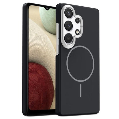 Gold Armor PC Thin Circle MagSafe Shockproof Phone Case, For Samsung Galaxy A33 5G, For Samsung Galaxy A13 4G, For Samsung Galaxy S22 Ultra 5G, For Samsung Galaxy A32 4G, For Samsung Galaxy A52 5G