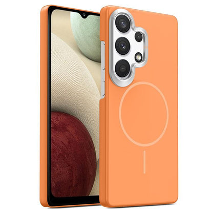 Gold Armor PC Thin Circle MagSafe Shockproof Phone Case, For Samsung Galaxy A33 5G, For Samsung Galaxy A13 4G, For Samsung Galaxy S22 Ultra 5G, For Samsung Galaxy A32 4G, For Samsung Galaxy A52 5G