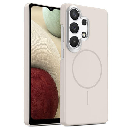 Gold Armor PC Thin Circle MagSafe Shockproof Phone Case, For Samsung Galaxy A33 5G, For Samsung Galaxy A13 4G, For Samsung Galaxy S22 Ultra 5G, For Samsung Galaxy A32 4G, For Samsung Galaxy A52 5G