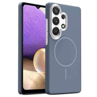 Gold Armor PC Thin Circle MagSafe Shockproof Phone Case, For Samsung Galaxy A33 5G, For Samsung Galaxy A13 4G, For Samsung Galaxy S22 Ultra 5G, For Samsung Galaxy A32 4G, For Samsung Galaxy A52 5G
