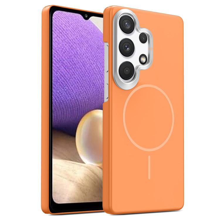 Gold Armor PC Thin Circle MagSafe Shockproof Phone Case, For Samsung Galaxy A33 5G, For Samsung Galaxy A13 4G, For Samsung Galaxy S22 Ultra 5G, For Samsung Galaxy A32 4G, For Samsung Galaxy A52 5G