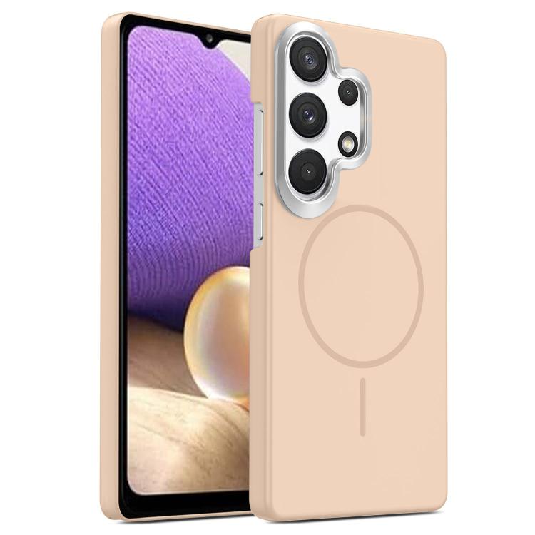Gold Armor PC Thin Circle MagSafe Shockproof Phone Case, For Samsung Galaxy A33 5G, For Samsung Galaxy A13 4G, For Samsung Galaxy S22 Ultra 5G, For Samsung Galaxy A32 4G, For Samsung Galaxy A52 5G