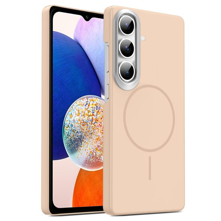 Gold Armor PC Thin Circle MagSafe Shockproof Phone Case, For Samsung Galaxy A15 4G / 5G, For Samsung Galaxy A23 4G / 5G, For Samsung Galaxy A14 4G / 5G