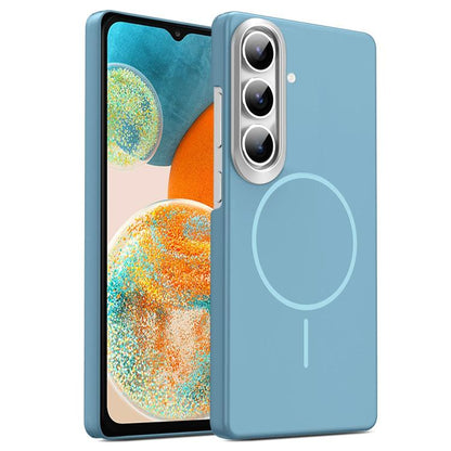 Gold Armor PC Thin Circle MagSafe Shockproof Phone Case, For Samsung Galaxy A05, For Samsung Galaxy A05s, For Samsung Galaxy A25 5G, For Samsung Galaxy S23 FE 5G, For Samsung Galaxy A24 4G