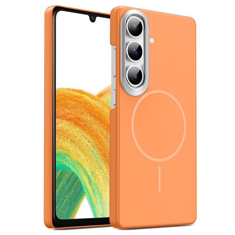 Gold Armor PC Thin Circle MagSafe Shockproof Phone Case, For Samsung Galaxy A34 5G, For Samsung Galaxy A54 5G, For Samsung Galaxy S23 Ultra 5G, For Samsung Galaxy S23 5G, For Samsung Galaxy A53 5G