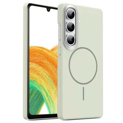 Gold Armor PC Thin Circle MagSafe Shockproof Phone Case, For Samsung Galaxy A34 5G, For Samsung Galaxy A54 5G, For Samsung Galaxy S23 Ultra 5G, For Samsung Galaxy S23 5G, For Samsung Galaxy A53 5G