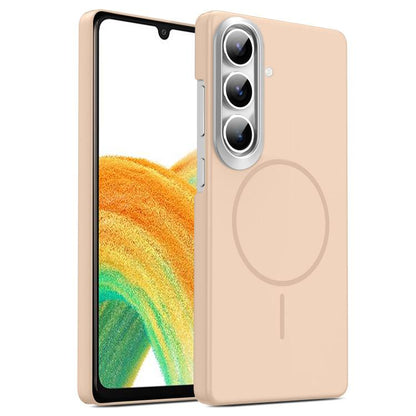 Gold Armor PC Thin Circle MagSafe Shockproof Phone Case, For Samsung Galaxy A34 5G, For Samsung Galaxy A54 5G, For Samsung Galaxy S23 Ultra 5G, For Samsung Galaxy S23 5G, For Samsung Galaxy A53 5G