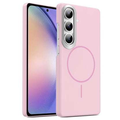 Gold Armor PC Thin Circle MagSafe Shockproof Phone Case, For Samsung Galaxy A34 5G, For Samsung Galaxy A54 5G, For Samsung Galaxy S23 Ultra 5G, For Samsung Galaxy S23 5G, For Samsung Galaxy A53 5G