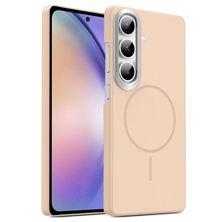 Gold Armor PC Thin Circle MagSafe Shockproof Phone Case, For Samsung Galaxy A34 5G, For Samsung Galaxy A54 5G, For Samsung Galaxy S23 Ultra 5G, For Samsung Galaxy S23 5G, For Samsung Galaxy A53 5G