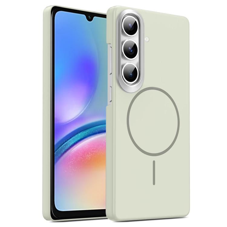 Gold Armor PC Thin Circle MagSafe Shockproof Phone Case, For Samsung Galaxy A05, For Samsung Galaxy A05s, For Samsung Galaxy A25 5G, For Samsung Galaxy S23 FE 5G, For Samsung Galaxy A24 4G