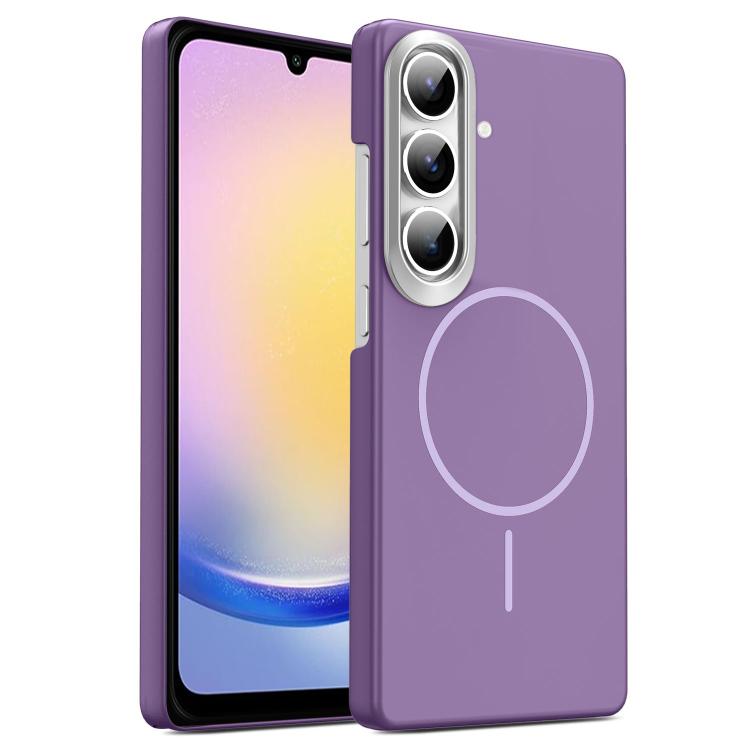 Gold Armor PC Thin Circle MagSafe Shockproof Phone Case, For Samsung Galaxy A05, For Samsung Galaxy A05s, For Samsung Galaxy A25 5G, For Samsung Galaxy S23 FE 5G, For Samsung Galaxy A24 4G