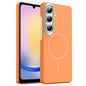 Gold Armor PC Thin Circle MagSafe Shockproof Phone Case, For Samsung Galaxy A05, For Samsung Galaxy A05s, For Samsung Galaxy A25 5G, For Samsung Galaxy S23 FE 5G, For Samsung Galaxy A24 4G