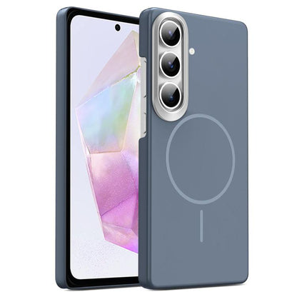 Gold Armor PC Thin Circle MagSafe Shockproof Phone Case, For Samsung Galaxy A55 5G, For Samsung Galaxy A35 5G, For Samsung Galaxy S24 Ultra 5G, For Samsung Galaxy S24+ 5G, For Samsung Galaxy S24 5G