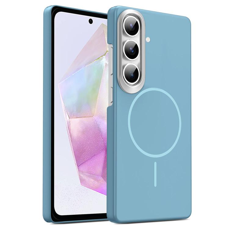 Gold Armor PC Thin Circle MagSafe Shockproof Phone Case, For Samsung Galaxy A55 5G, For Samsung Galaxy A35 5G, For Samsung Galaxy S24 Ultra 5G, For Samsung Galaxy S24+ 5G, For Samsung Galaxy S24 5G