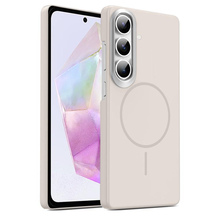 Gold Armor PC Thin Circle MagSafe Shockproof Phone Case, For Samsung Galaxy A55 5G, For Samsung Galaxy A35 5G, For Samsung Galaxy S24 Ultra 5G, For Samsung Galaxy S24+ 5G, For Samsung Galaxy S24 5G