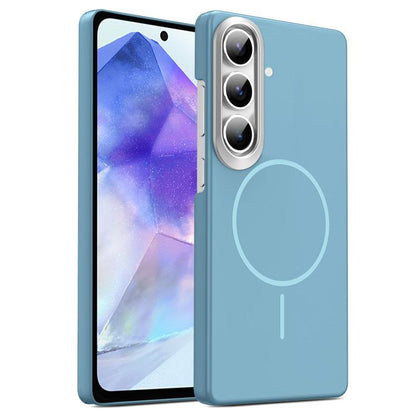 Gold Armor PC Thin Circle MagSafe Shockproof Phone Case, For Samsung Galaxy A55 5G, For Samsung Galaxy A35 5G, For Samsung Galaxy S24 Ultra 5G, For Samsung Galaxy S24+ 5G, For Samsung Galaxy S24 5G