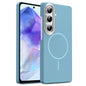 Gold Armor PC Thin Circle MagSafe Shockproof Phone Case, For Samsung Galaxy A55 5G, For Samsung Galaxy A35 5G, For Samsung Galaxy S24 Ultra 5G, For Samsung Galaxy S24+ 5G, For Samsung Galaxy S24 5G
