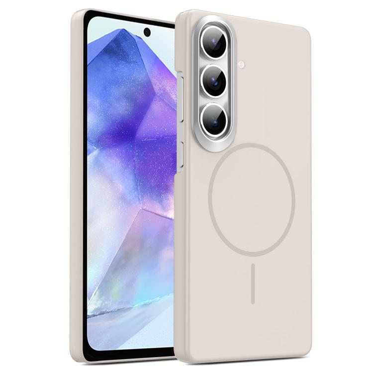 Gold Armor PC Thin Circle MagSafe Shockproof Phone Case, For Samsung Galaxy A55 5G, For Samsung Galaxy A35 5G, For Samsung Galaxy S24 Ultra 5G, For Samsung Galaxy S24+ 5G, For Samsung Galaxy S24 5G