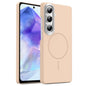 Gold Armor PC Thin Circle MagSafe Shockproof Phone Case, For Samsung Galaxy A55 5G, For Samsung Galaxy A35 5G, For Samsung Galaxy S24 Ultra 5G, For Samsung Galaxy S24+ 5G, For Samsung Galaxy S24 5G